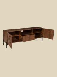 Bastian Mango Wood Media Unit - thumbnail 6