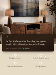 Bastian Mango Wood Media Unit - thumbnail 3