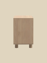 Aurea Burl Two Door Cabinet - Natural - thumbnail 5