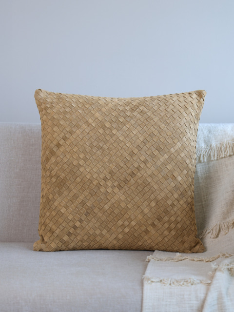 Ann Tan Suede Leather Cushion - image 1
