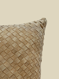 Ann Tan Suede Leather Cushion - thumbnail 5