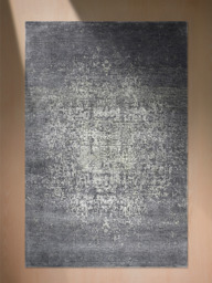 Lioran Hand-knotted Wool & Bamboo Silk Rug - Alloy Grey - thumbnail 2