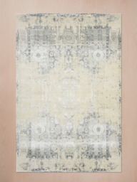 Toor Wool & Bamboo Silk Hand-Knotted Rug - Khaki - thumbnail 2
