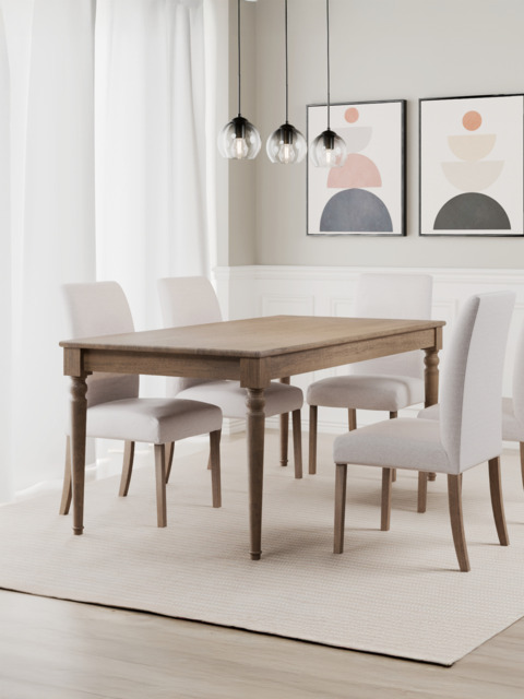 Luca Solid Mango Wood Dining Table - image 1