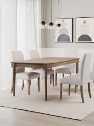 Luca Solid Mango Wood Dining Table