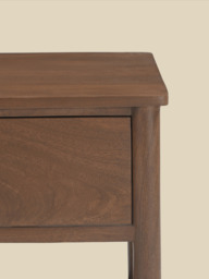 Diane Mango Wood Bedside Table - Walnut - thumbnail 6