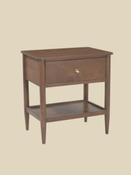 Diane Mango Wood Bedside Table - Walnut - thumbnail 3