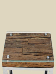 Remi Reclaimed Wood Side Table - thumbnail 5