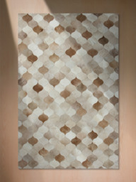 Sahara Hide & Wool Rug - thumbnail 3