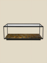 Nova Iron Coffee Table With Glass Top - thumbnail 2