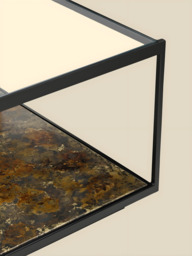Nova Iron Coffee Table With Glass Top - thumbnail 5