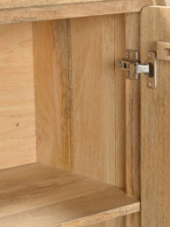 Luce Mango Wood Three Door Sideboard - thumbnail 6