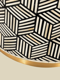 Raya Bone Inlay Side Table - thumbnail 6