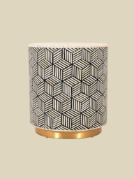 Raya Bone Inlay Side Table - thumbnail 3