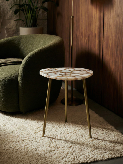 Karin Pearl Agate Side Table - image 1