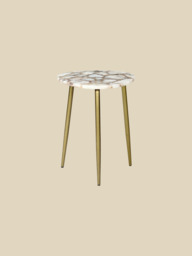 Karin Pearl Agate Side Table - thumbnail 3
