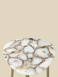 Karin Pearl Agate Side Table - thumbnail 4