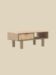 Aurea Burl Coffee Table - Natural - thumbnail 3