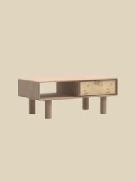 Aurea Burl Coffee Table - Natural - thumbnail 5