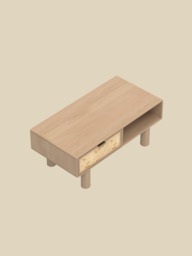 Aurea Burl Coffee Table - Natural - thumbnail 4