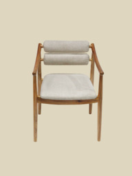 Rowan Cream Upholstered Dining Chair - thumbnail 2
