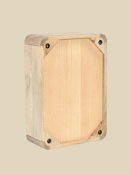 Luce Mango Wood One Door Cabinet - thumbnail 5