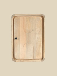 Luce Mango Wood One Door Cabinet - thumbnail 2
