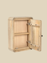 Luce Mango Wood One Door Cabinet - thumbnail 6