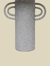 Darcy Textured Grey Metal Table Lamp - thumbnail 5