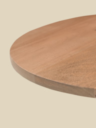 Lydia Mango Wood Sculptural Side Table - Light Wood - thumbnail 5