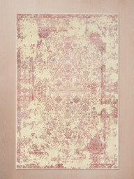 Shirin Rose Wool & Bamboo Silk Hand-Knotted Rug - thumbnail 1
