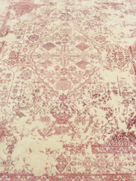 Shirin Rose Wool & Bamboo Silk Hand-Knotted Rug - thumbnail 3
