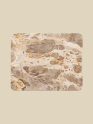 Cassian Beige Marble Side Table - thumbnail 5
