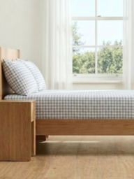 Kaia Organic Cotton Fitted Sheet Set - thumbnail 3