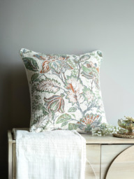 Willow Cotton Linen Blend Cushion - thumbnail 1