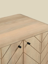 Cayman Two Door Wooden Cabinet - thumbnail 3