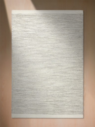 Shaheer Grey Hand-woven Wool Rug - thumbnail 3