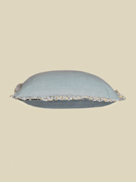 Maribelle Blue Cotton Cushion - thumbnail 3
