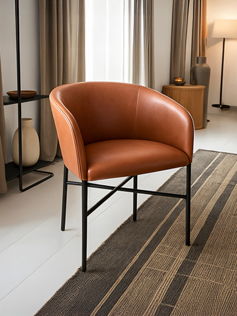 Sutton Tan Upholstered Dining Chair - image 1