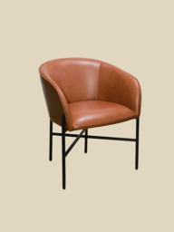 Sutton Tan Upholstered Dining Chair - thumbnail 3