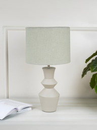 Celia Grey Metal Table Lamp - thumbnail 1