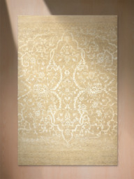 Jean Hand-knotted Wool & Silk Persian Rug - Beige - thumbnail 3
