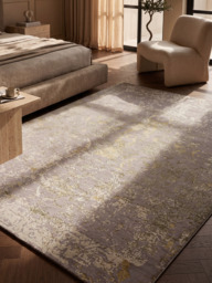 Baha Wool & Bamboo Silk Hand-Knotted Rug - thumbnail 2