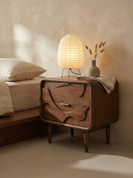 Monit Two Drawer Bedside Table - thumbnail 1