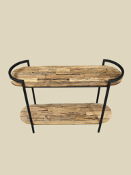 Duke Reclaimed Wood Console Table - thumbnail 5