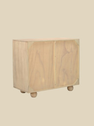 Carlo Two Door Cabinet With Cane - thumbnail 5