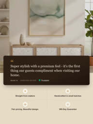 Kael Three Door Sideboard - Light Wood - thumbnail 3