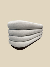 Khalia Ivory Storage Ottoman - thumbnail 5