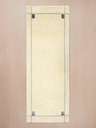 Alinaa Hand-knotted Wool Rug - Runner-90x155 cm