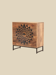 Koral Mango Wood Three Drawer Chest - thumbnail 3